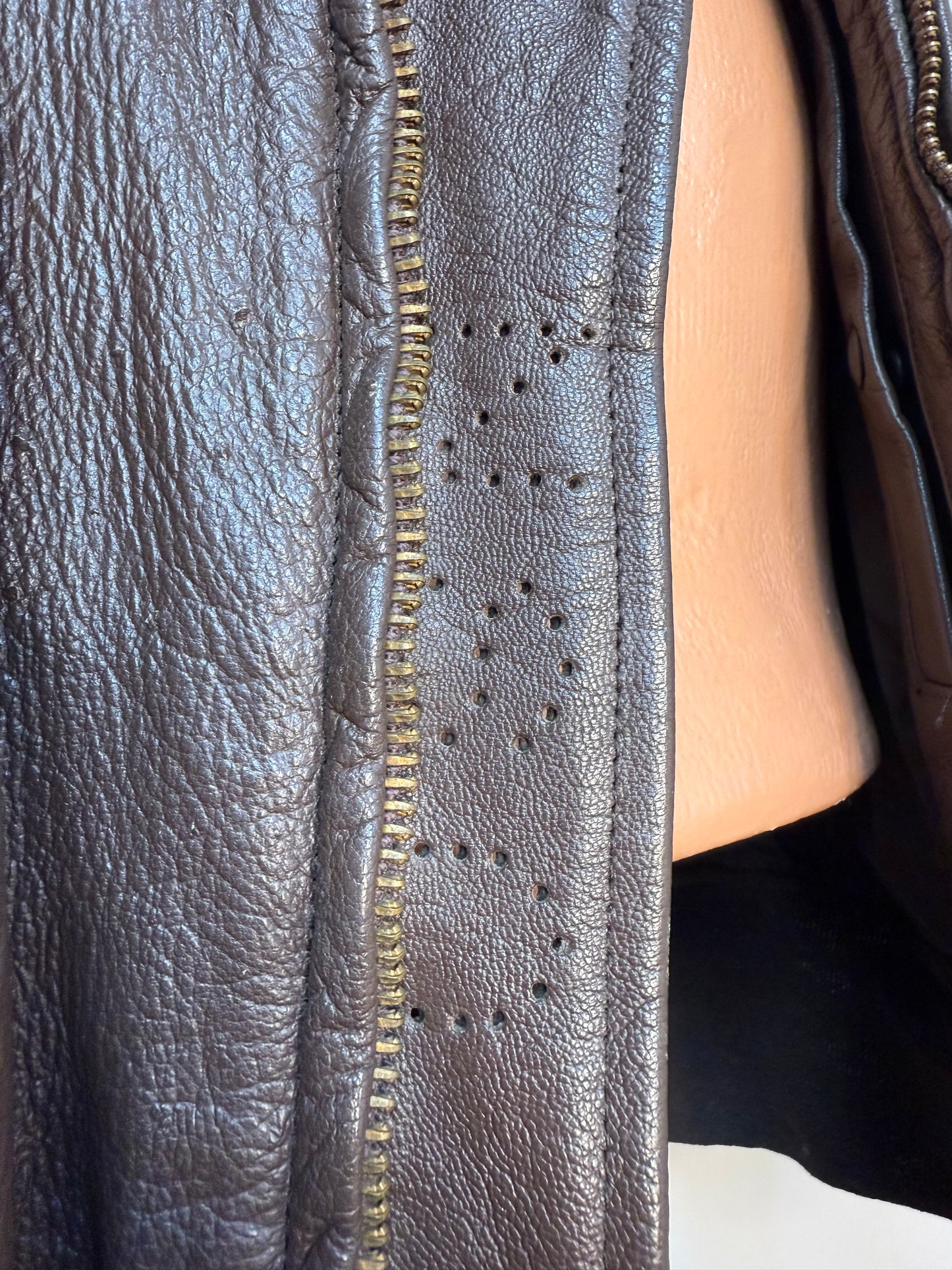 1970s USN Type G-1 Bomber Jacket, Flyers Intermediate, 1972 Vietnam War Era Military Flight Coat, Bill Bros Size 42