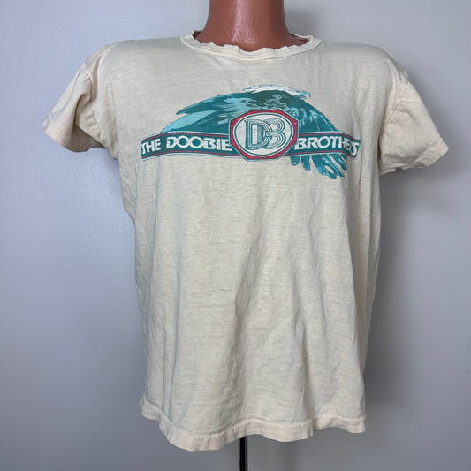 1970s The Doobie Brothers T-Shirt, Sportswear Size XL, Distressed Concert Tee