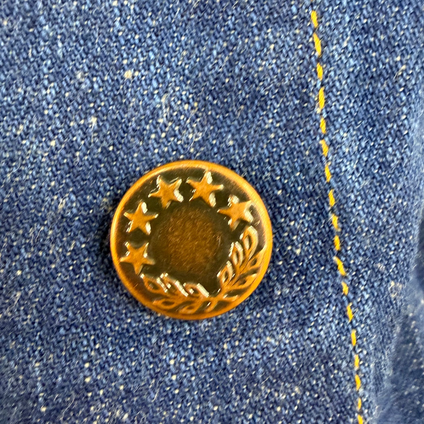 1970s Women’s Denim Jacket, Sears Jr Bazaar Size S/M