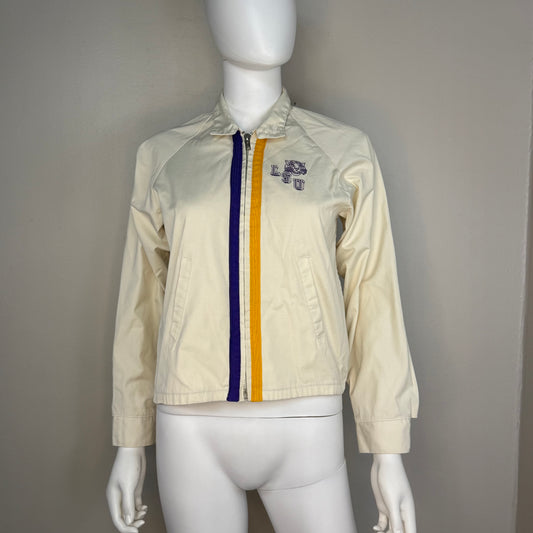 1960s Kid's LSU Tigers Jacket, The Sportsmaster Size Youth Large 14-16, Adult XS, Louisiana State University