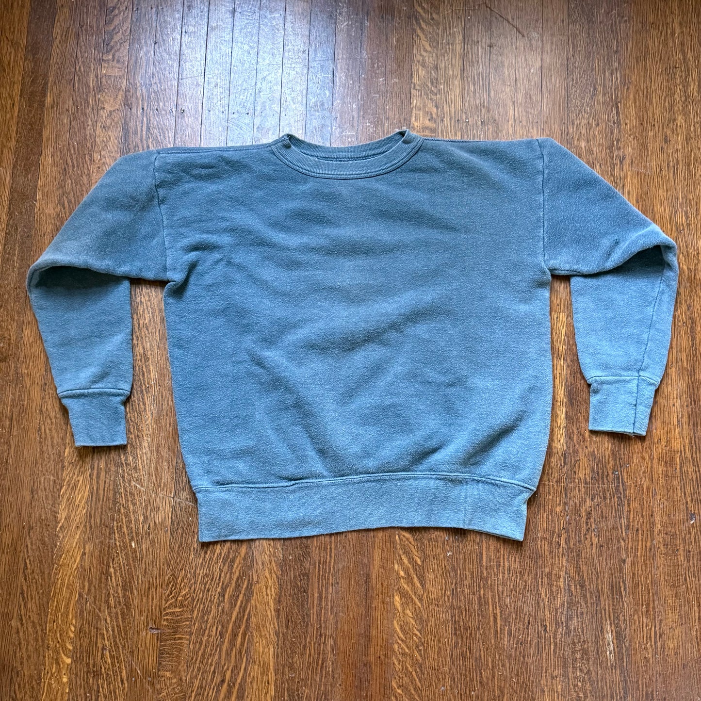 1950s Alpha Delta Pi Sorority Sweatshirt, Faded Navy Blue, Size Medium/Large