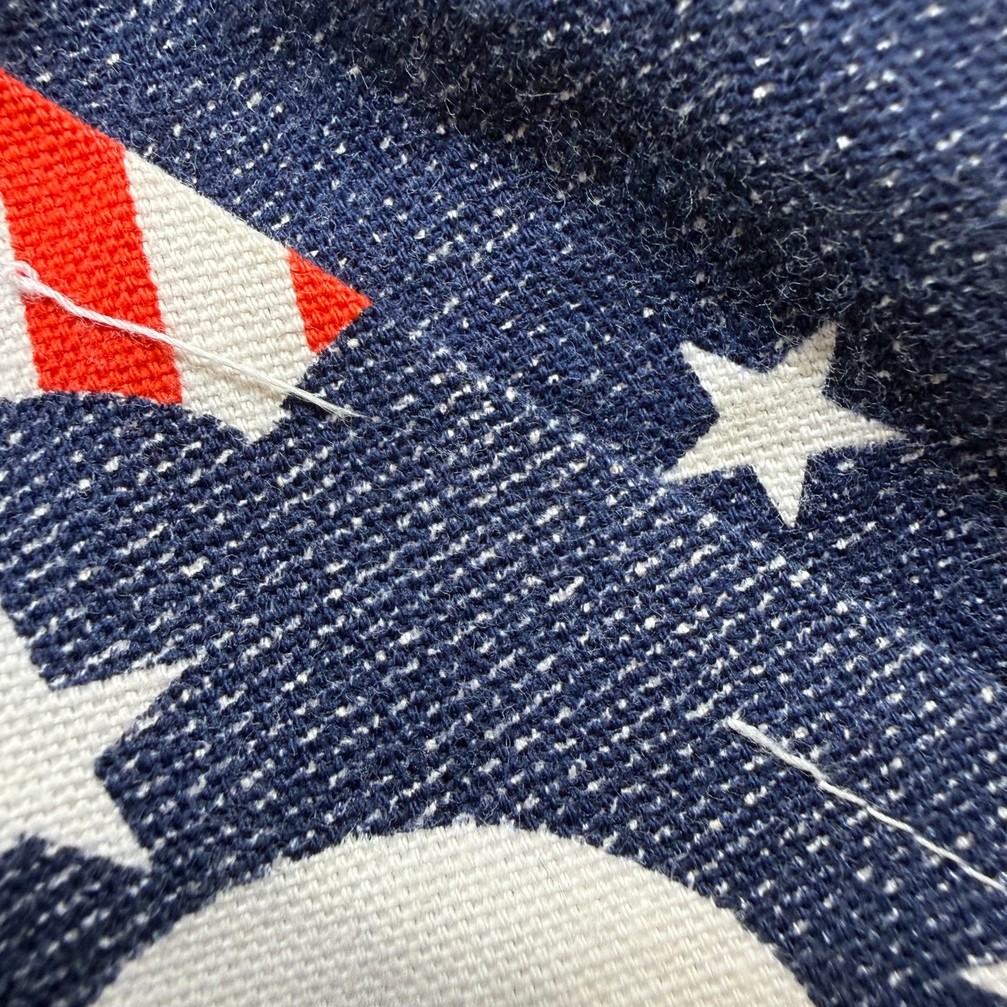 1970s Stars and Stripes Shorts, Kids 6/7, Spirit of 76 Red White and Blue