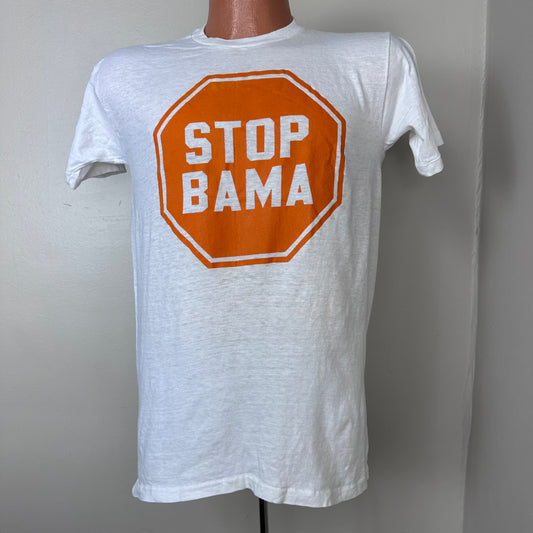 1970s Stop Bama T-Shirt, Healthknit Size Small, University of Tennessee