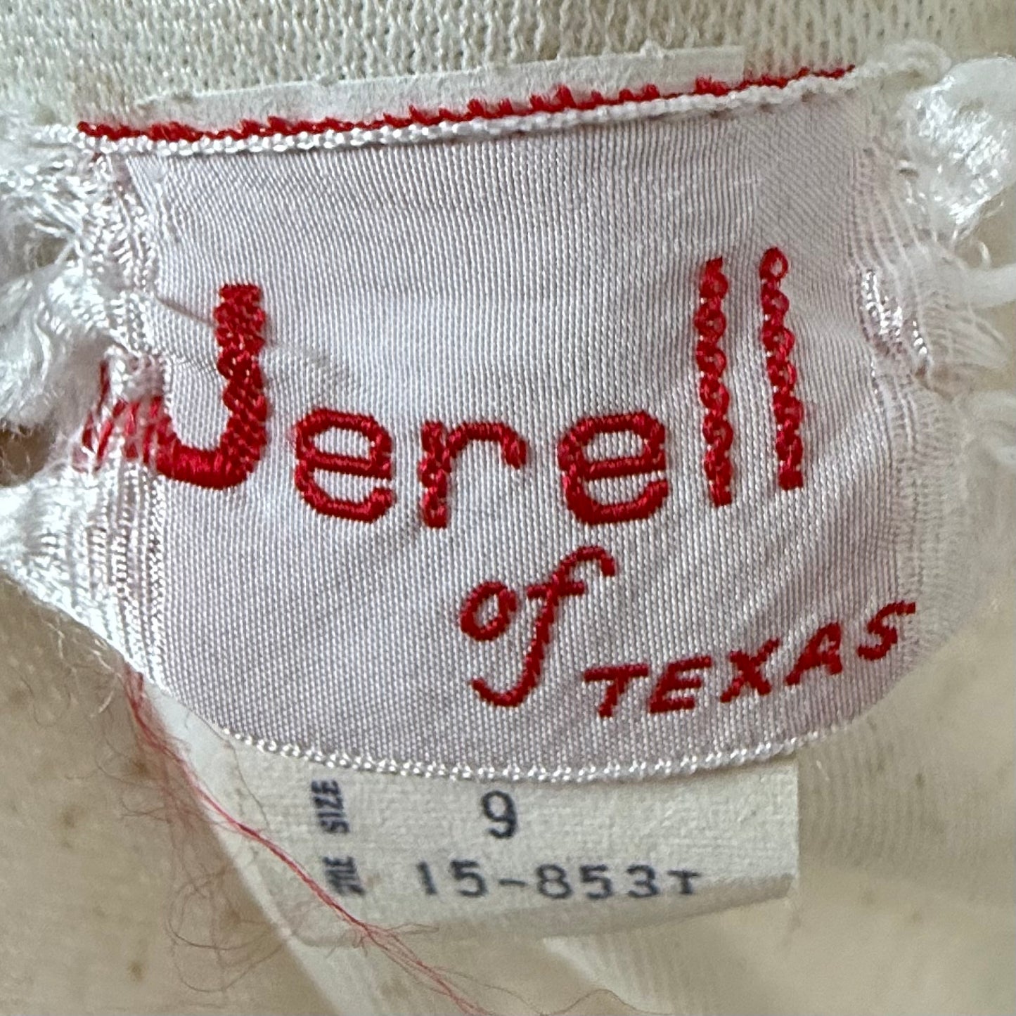 1970s Cream Sleeveless Jumpsuit, Jerell of Texas Size XS
