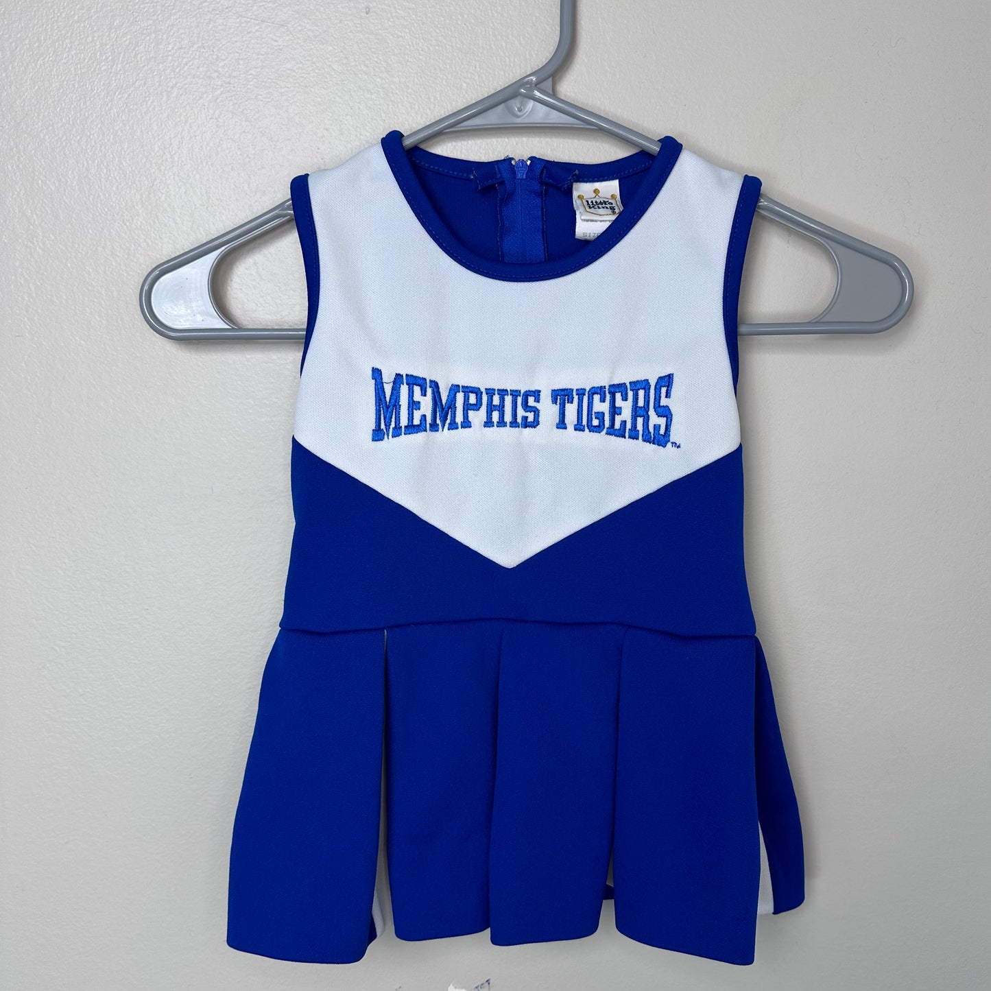 1980s/90s Memphis State University Tigers Cheerleader Dress, Little King Size 3T