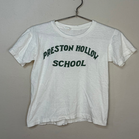 1960s Preston Hollow School T-Shirt, Sunbound, Youth Size 10/12, Adult Size XS