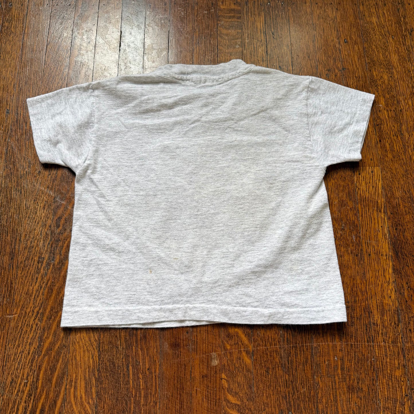 1990s Kids’ USA Flag Smiley Face T-Shirt, Cropped, Size 6-8
