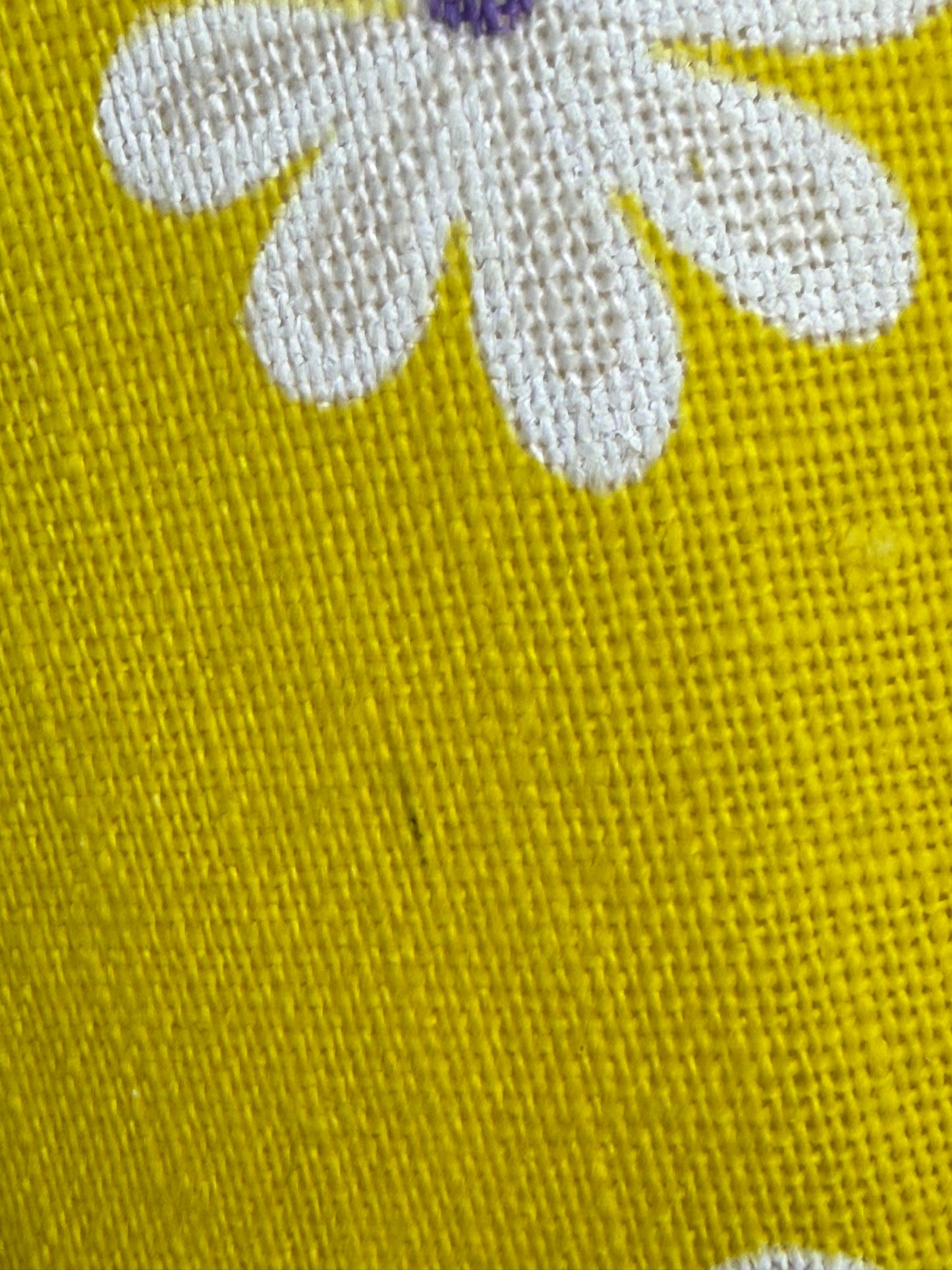 1960s Yellow Floral Mini Dress with Cut Outs and Rings, Handmade Size Small