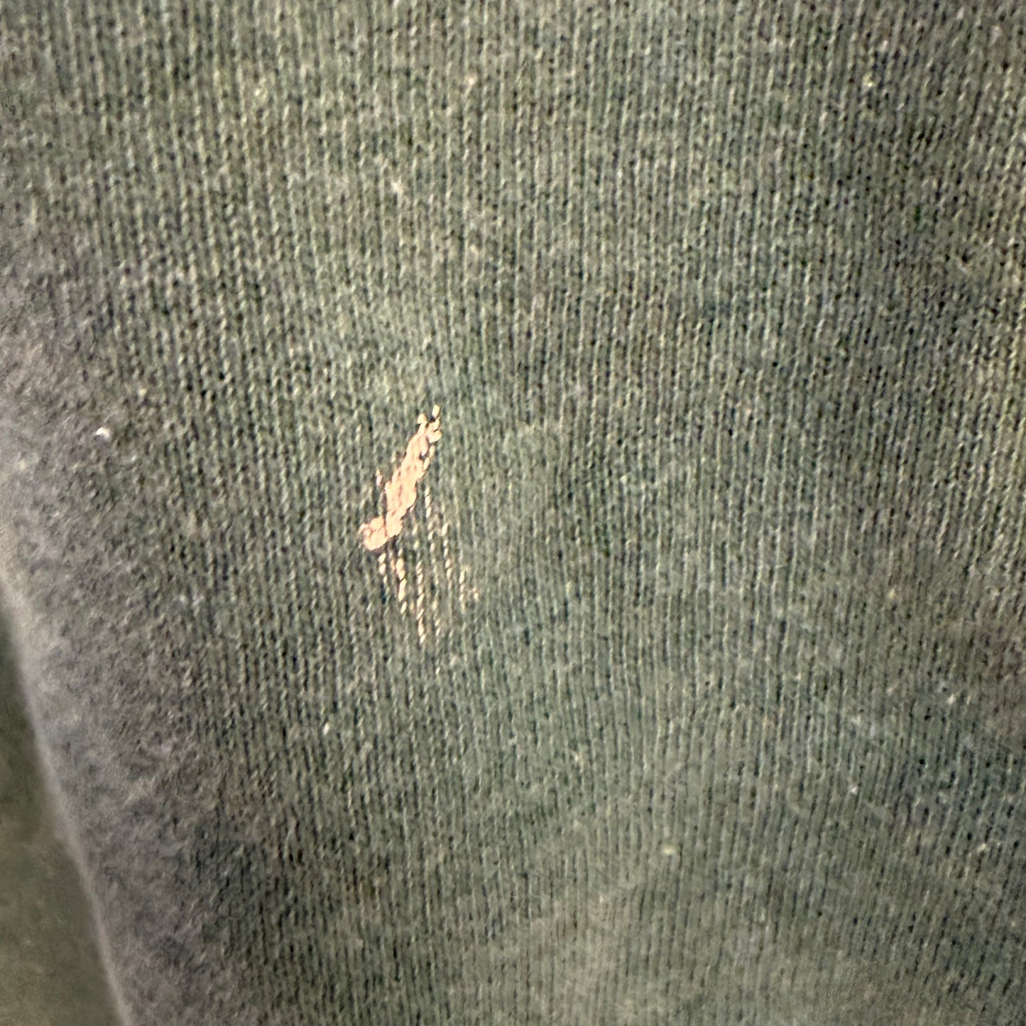 1950s/60s Illinois University Sweatshirt, Size Medium-Large, Faded Green