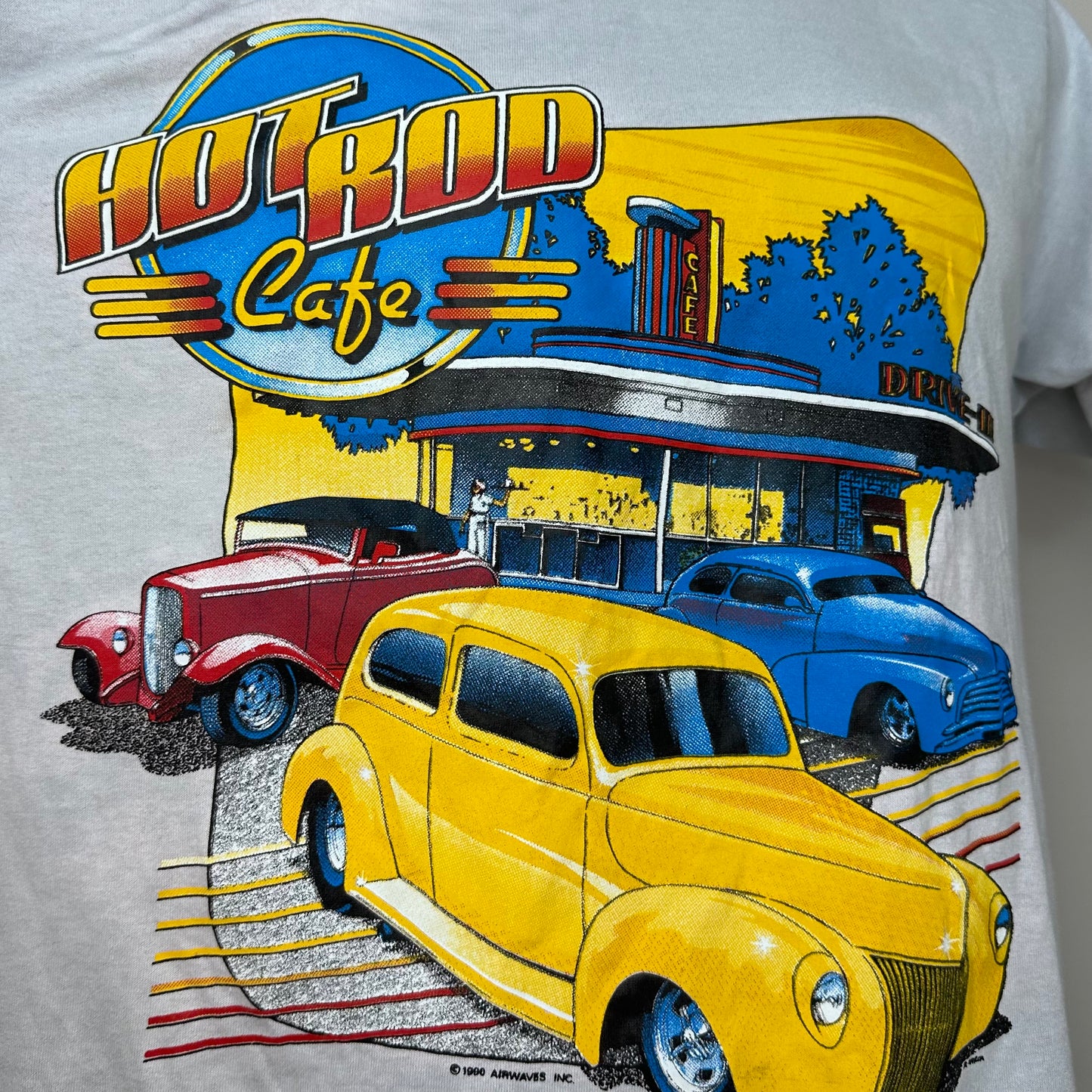 1990s Hot Rod Cafe Memphis TN T-Shirt, Cal Cru Size Large