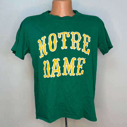 1980s Notre Dame T-Shirt, Champion Size Large