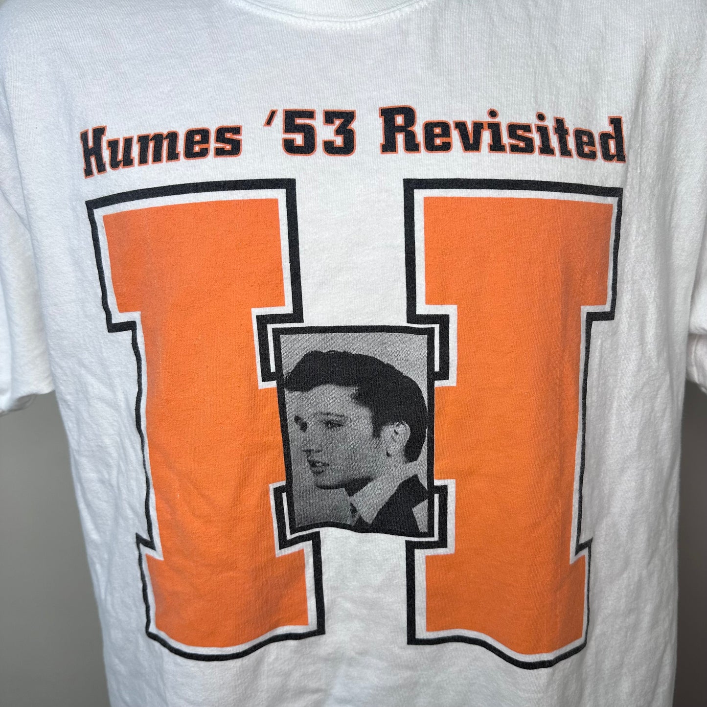 2003 Humes 53 Revisited T-Shirt, Size Large, Elvis Presley High School 1953 Class Reunion