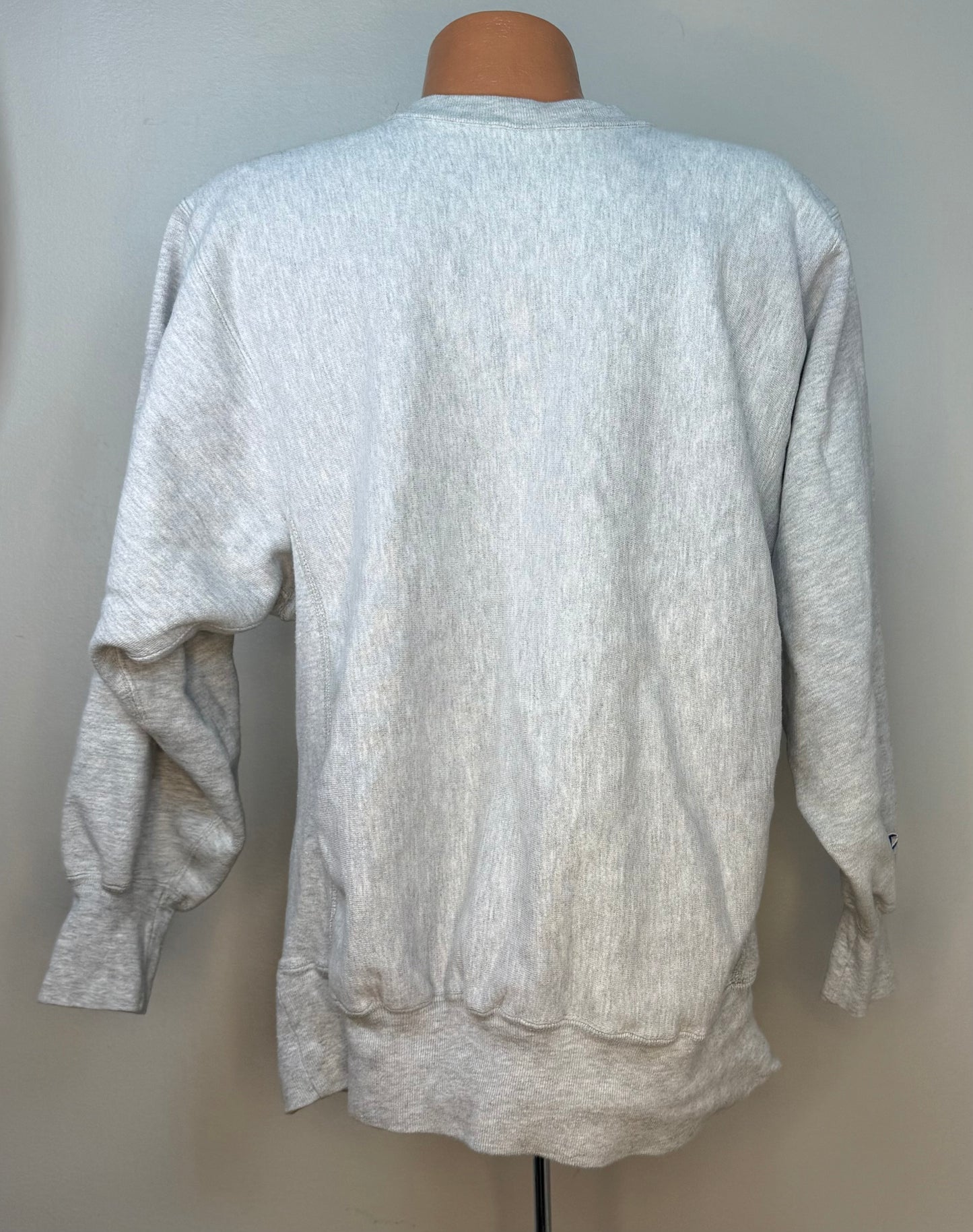 1980s University of Massachusetts Sweatshirt, Champion Reverse Weave Warmup Size X-Large, Triblend