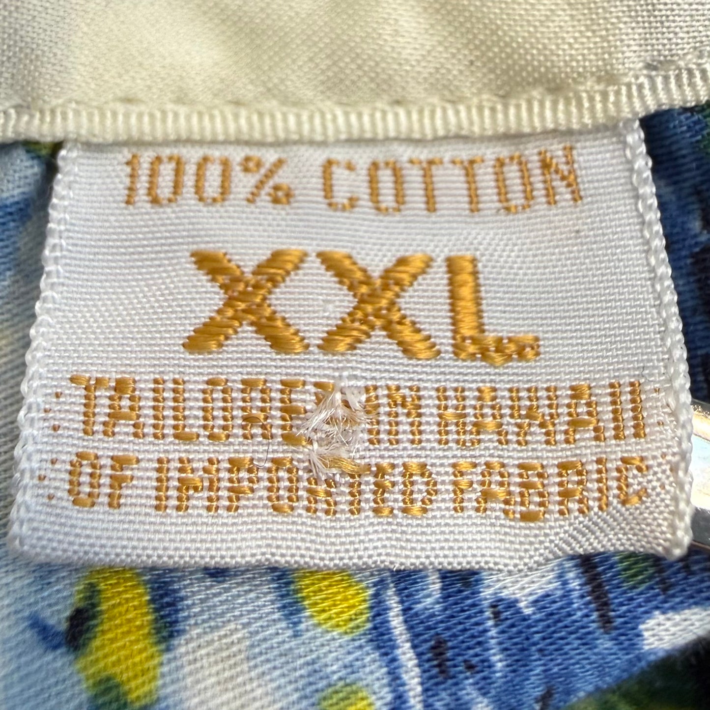 1990s Hawaiian Shirt, Guy Buffet Collection by Reyn Spooner Size XXL, The Cliff