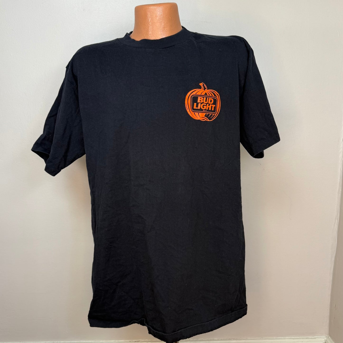 1990s Budweiser Monster Party T-Shirt, Bud Light Beer Promo, Halloween, Sugar Creek Size Large