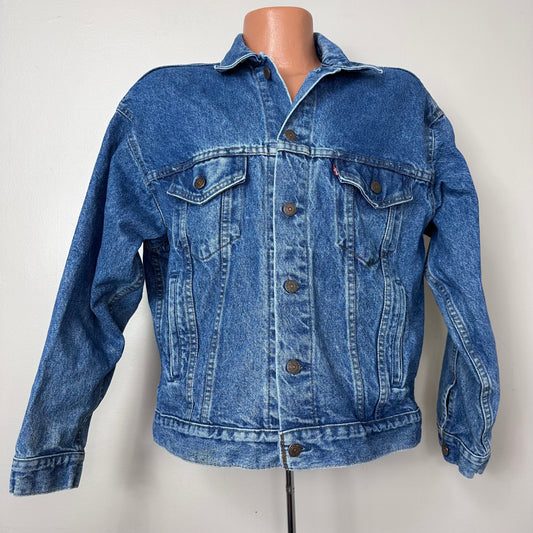 1980s Levi’s Denim Jacket, Size Large, Type 3 Trucker, 70507-0214