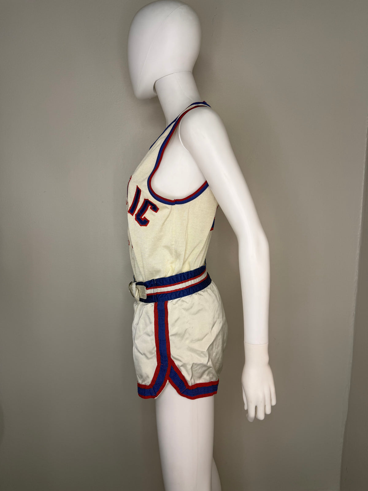 1960s Catholic Basketball Uniform, Jersey and Shorts, MacGregor Size Small, No 25