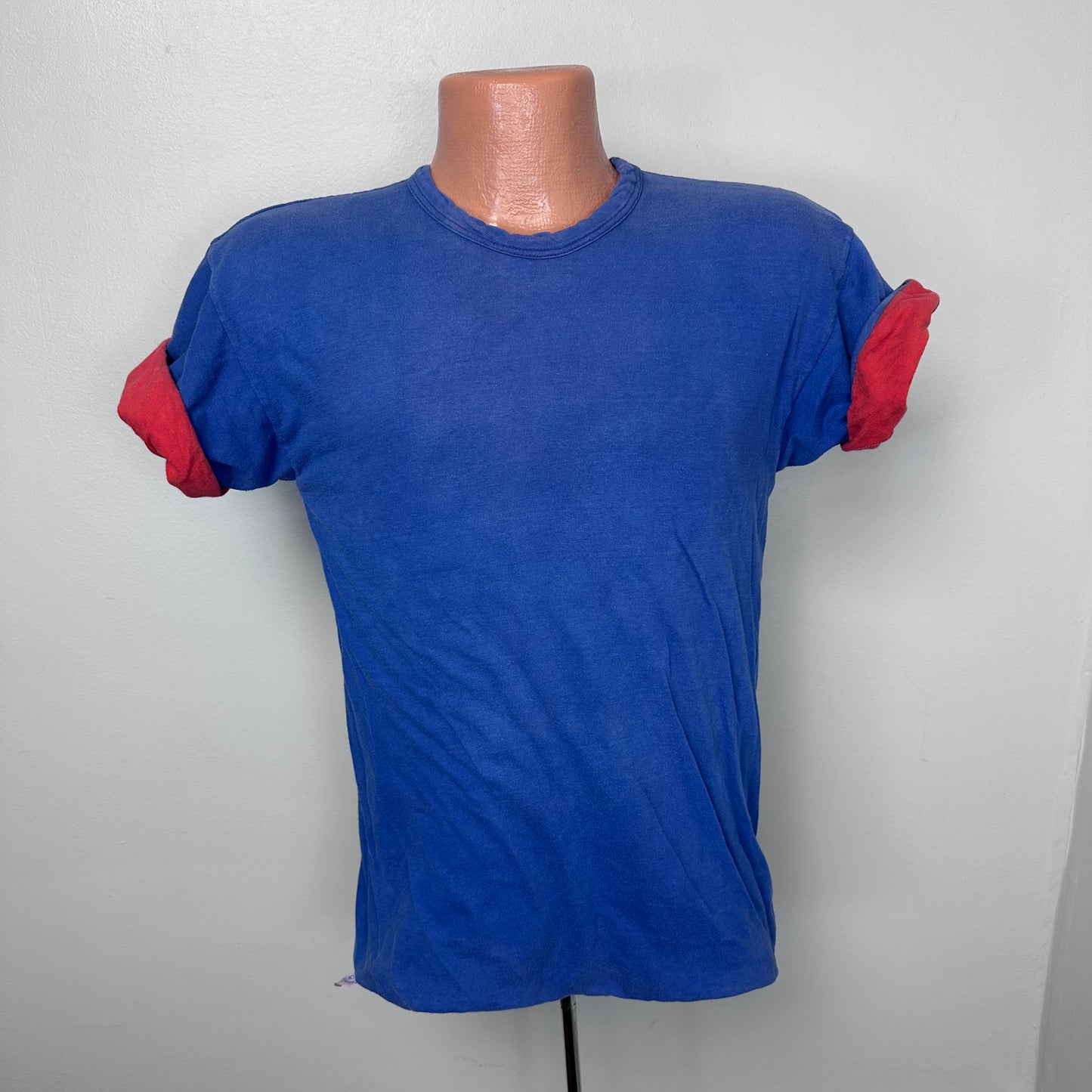 1980s MUS Red and Blue Reversible T-Shirt, Champion, Memphis University School