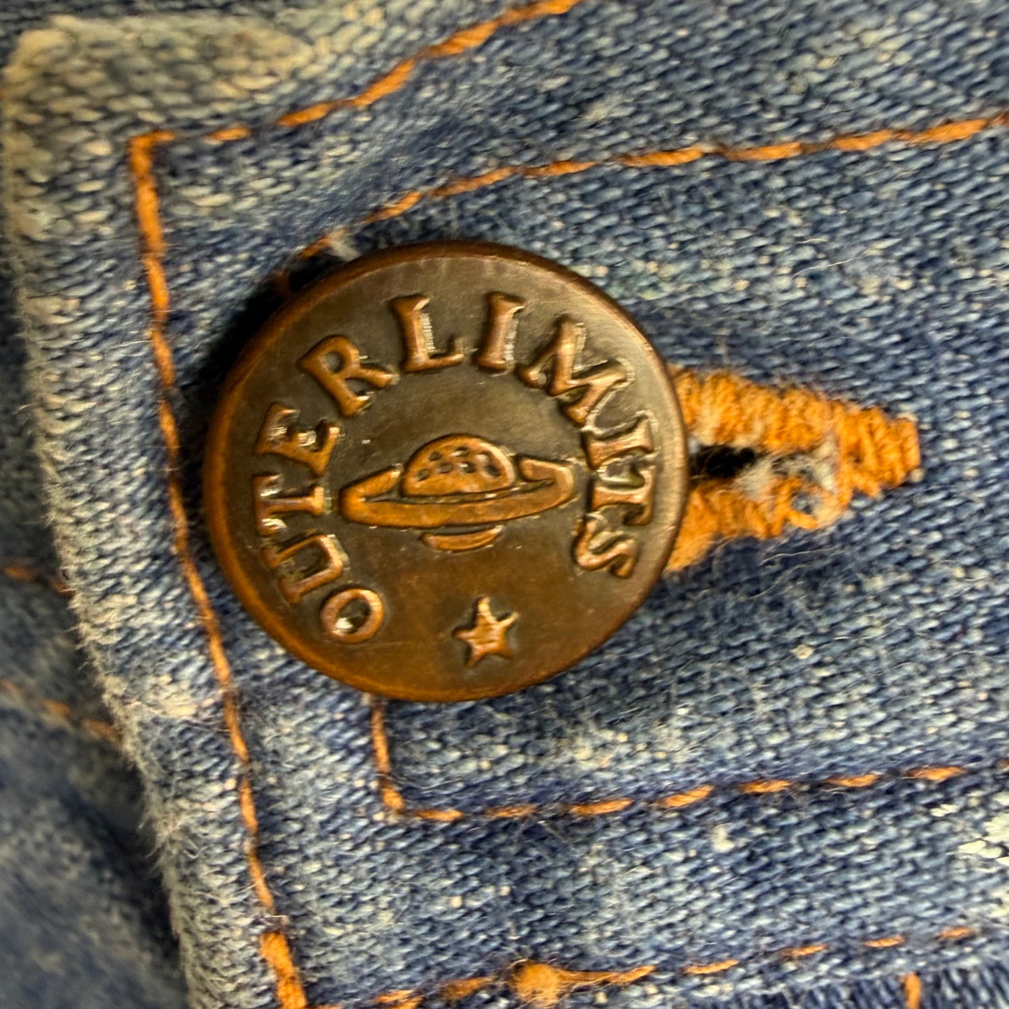 1970s Denim Shorts, Outerlimits Size XS