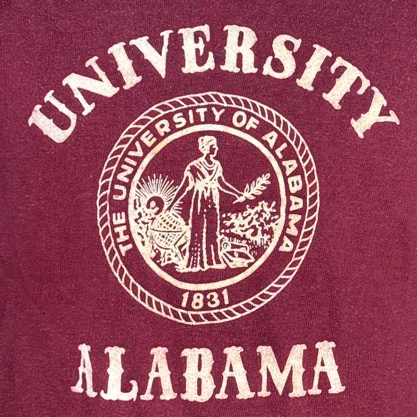 1970s University of Alabama Sweatshirt, Artex Size Small-Medium