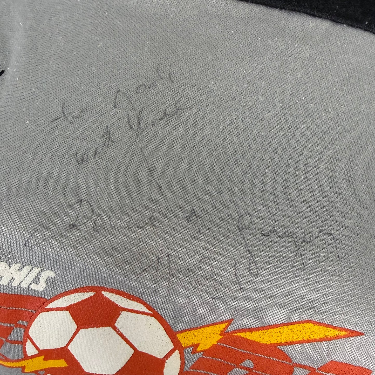 1980s Memphis Storm Soccer Player Jersey, Daniel Gonzalez 31 Goalkeeper, Signed, Reusch Size Large