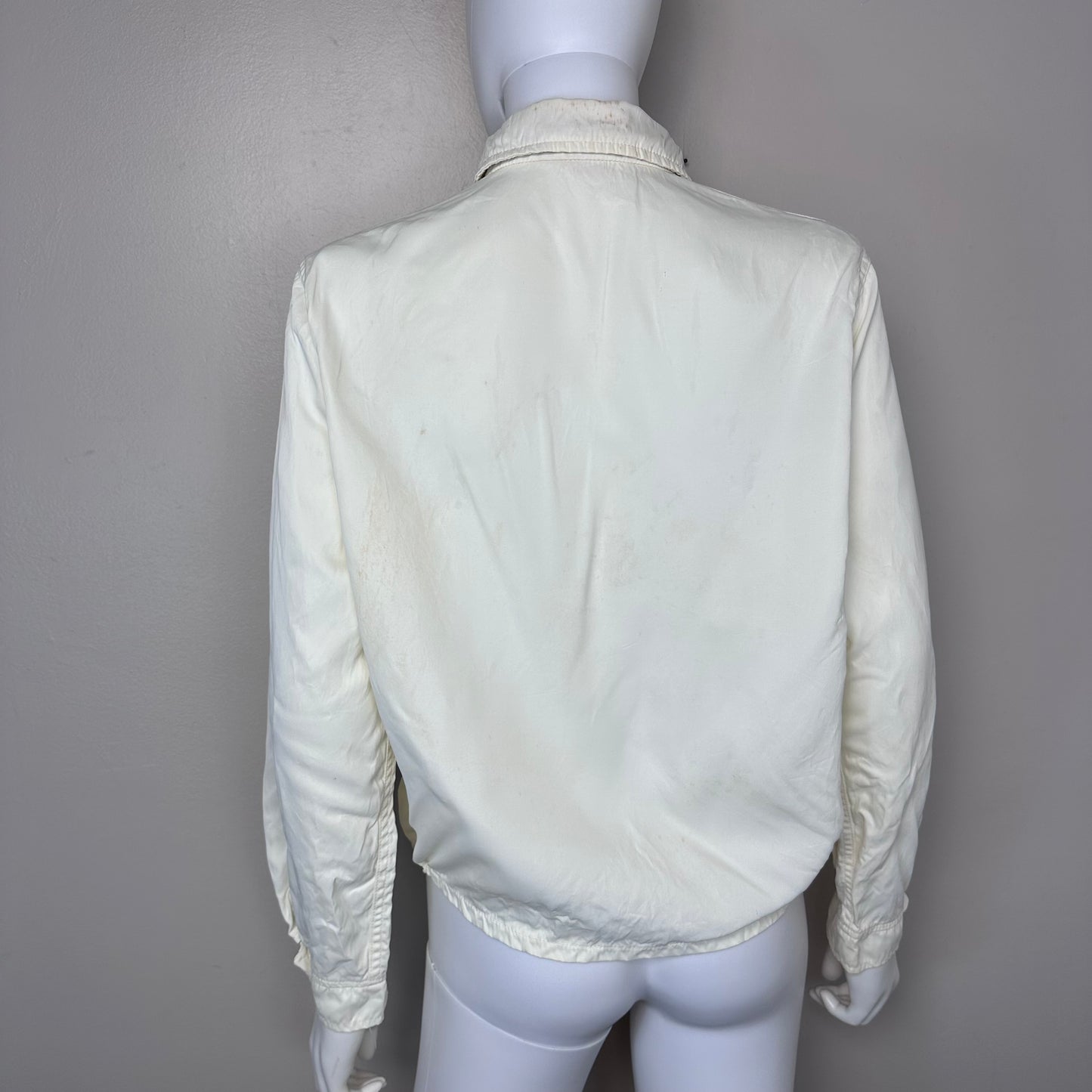 1950s White FFA Sweetheart Jacket, Champion Size M, Bartlett Chapter 1959-60