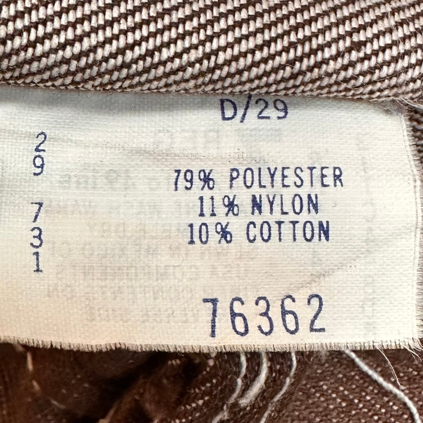 1970s Kids Brown Denim Jeans, Sears Toughskins Size 7