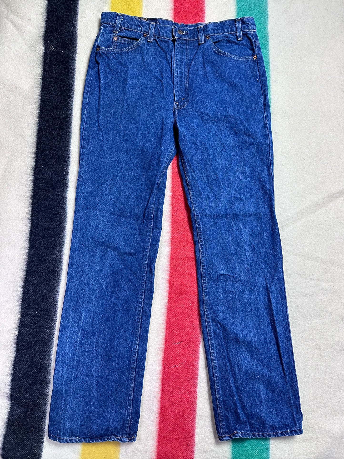 1970s/80s Levi’s Saddleman 517 Jeans, 35.5"x33.25", Orange Tab