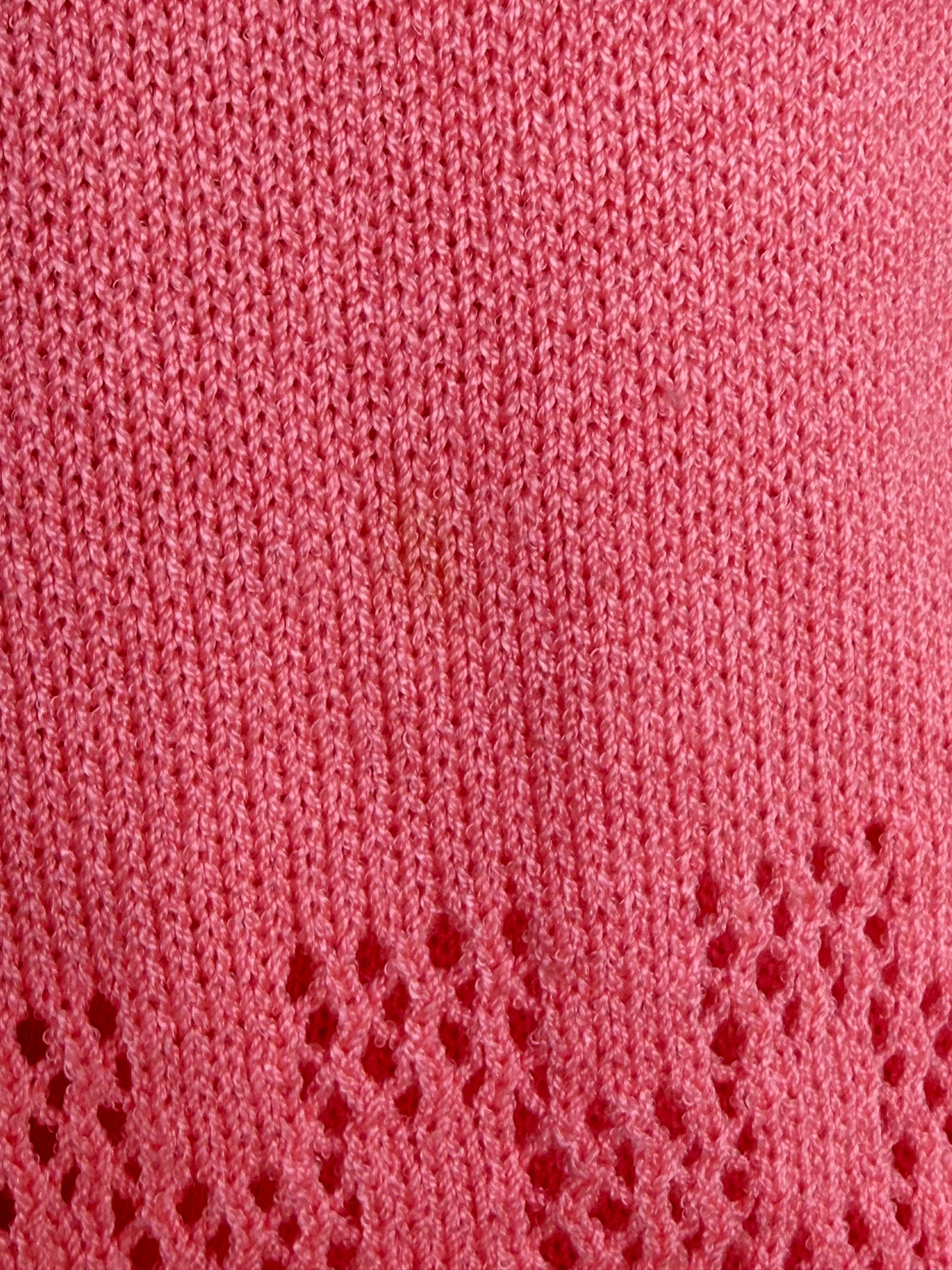 1970s St John Knits Pink Sleeveless Maxi Sweater Dress with Matching Short Sleeve Cardigan and Scarf, Size X-Small