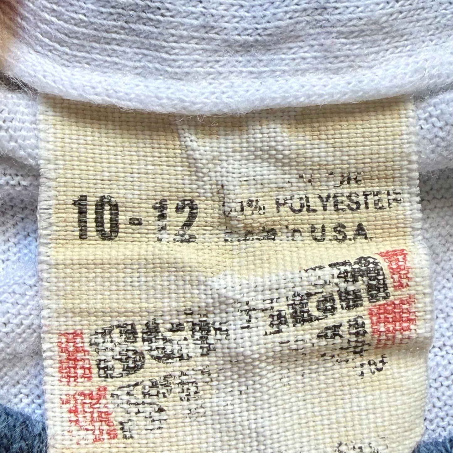 1980s Kids’ I Celebrated My Birthday with Chuck E Cheese T-Shirt, Screen Stars Ringer Tee Size 10-12