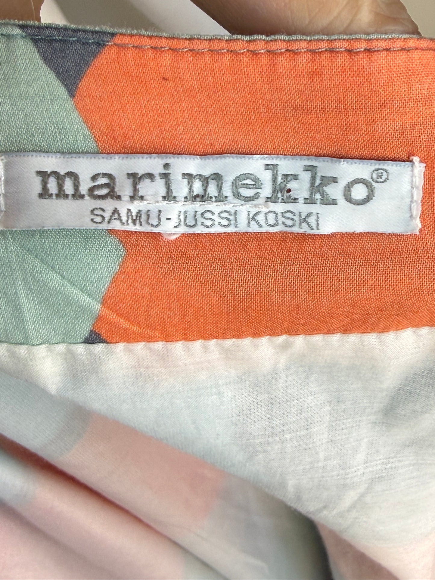Y2K Marimekko Tent Dress, Button Front, Samu-Jussi Koski, Size XL-2XL