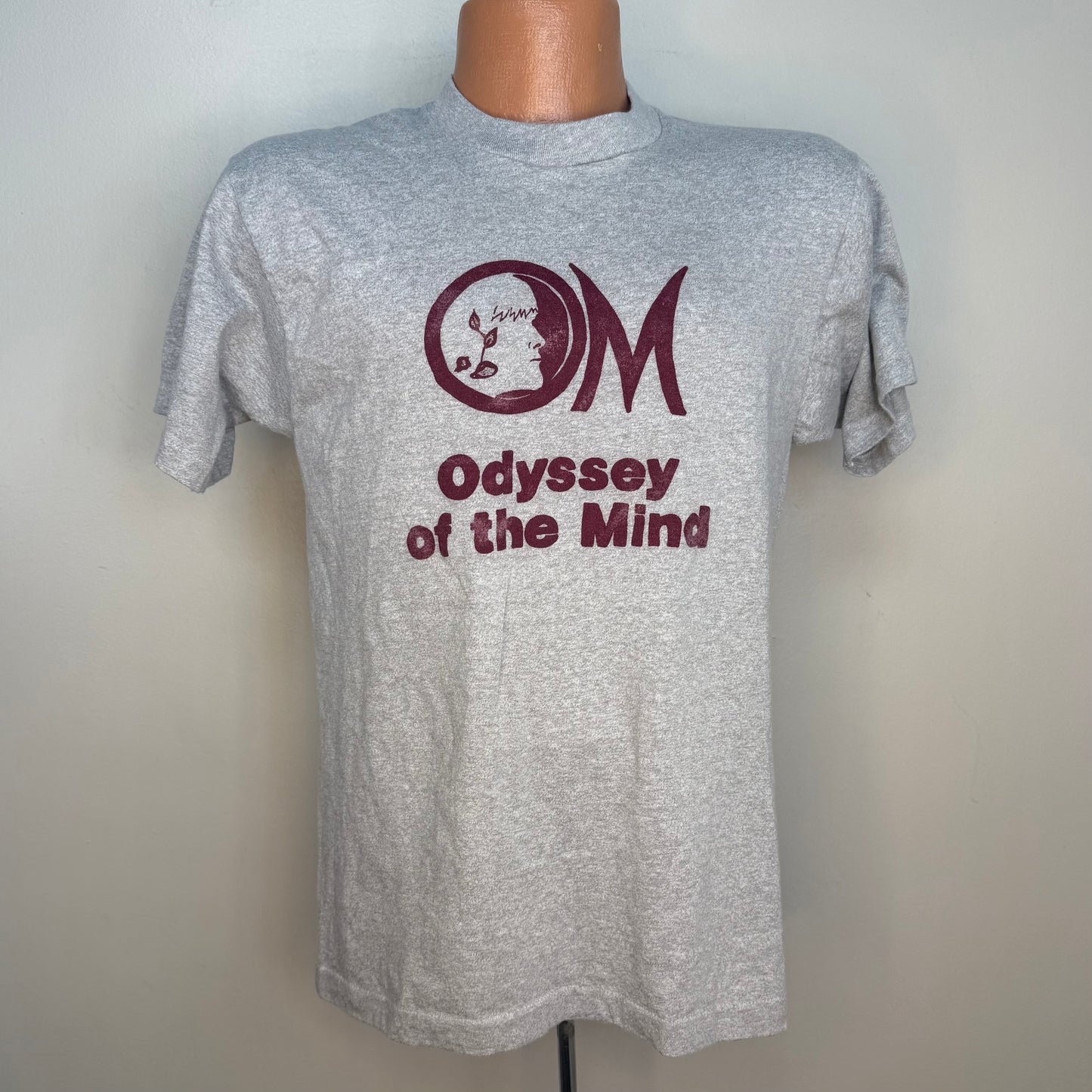 1980s OM Odyssey of the Mind T-Shirt, Collierville High School, Screen Stars Size Medium