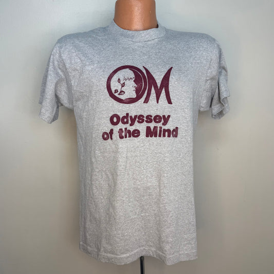 1980s OM Odyssey of the Mind T-Shirt, Collierville High School, Screen Stars Size Medium