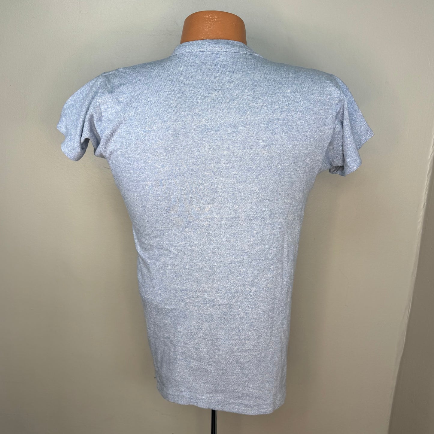 1970s USNA T-Shirt, Champion Blue Bar, Size Small, United States Naval Academy