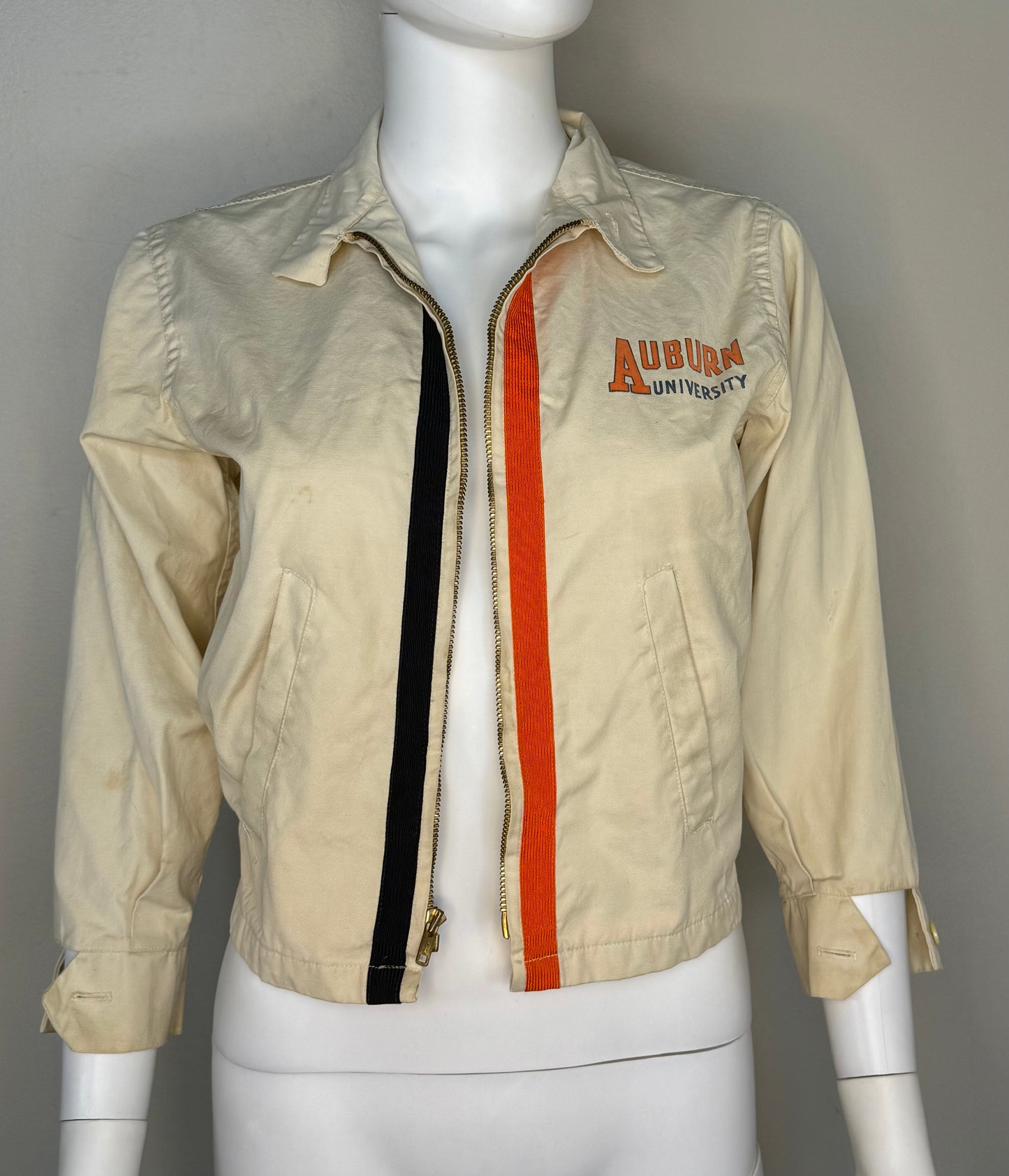 1960s Kid's Auburn University Jacket, Champion Size 10-12