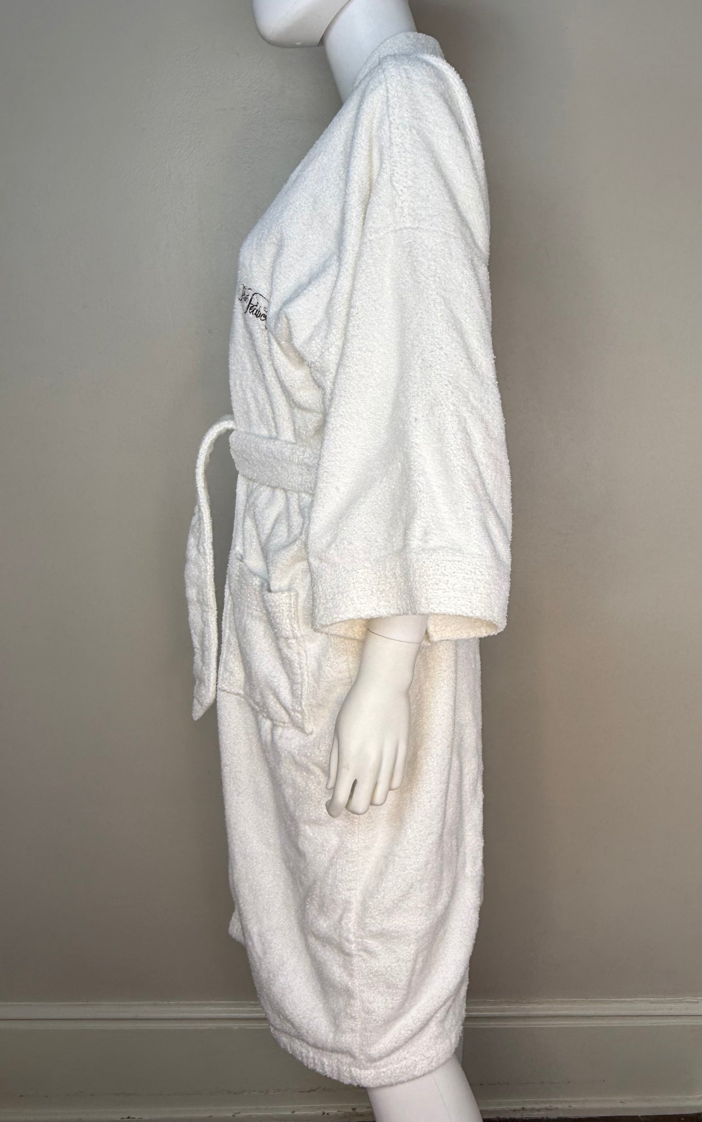 1970s The Peabody Hotel Robe, Martel Terry Velour by Sea Island One Size Fits All