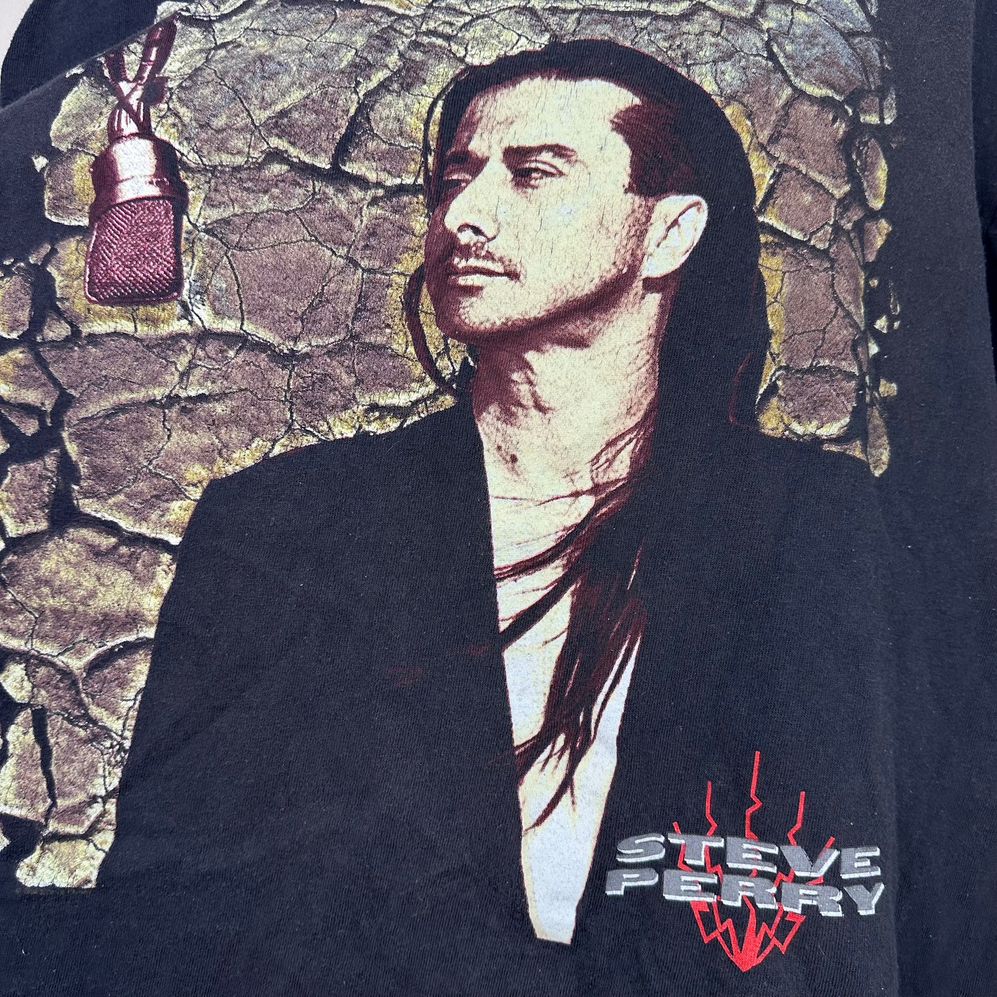 1990s Steve Perry Tour T-Shirt, For the Love of Strange Medicine, FL Robinson Size XL/XXL