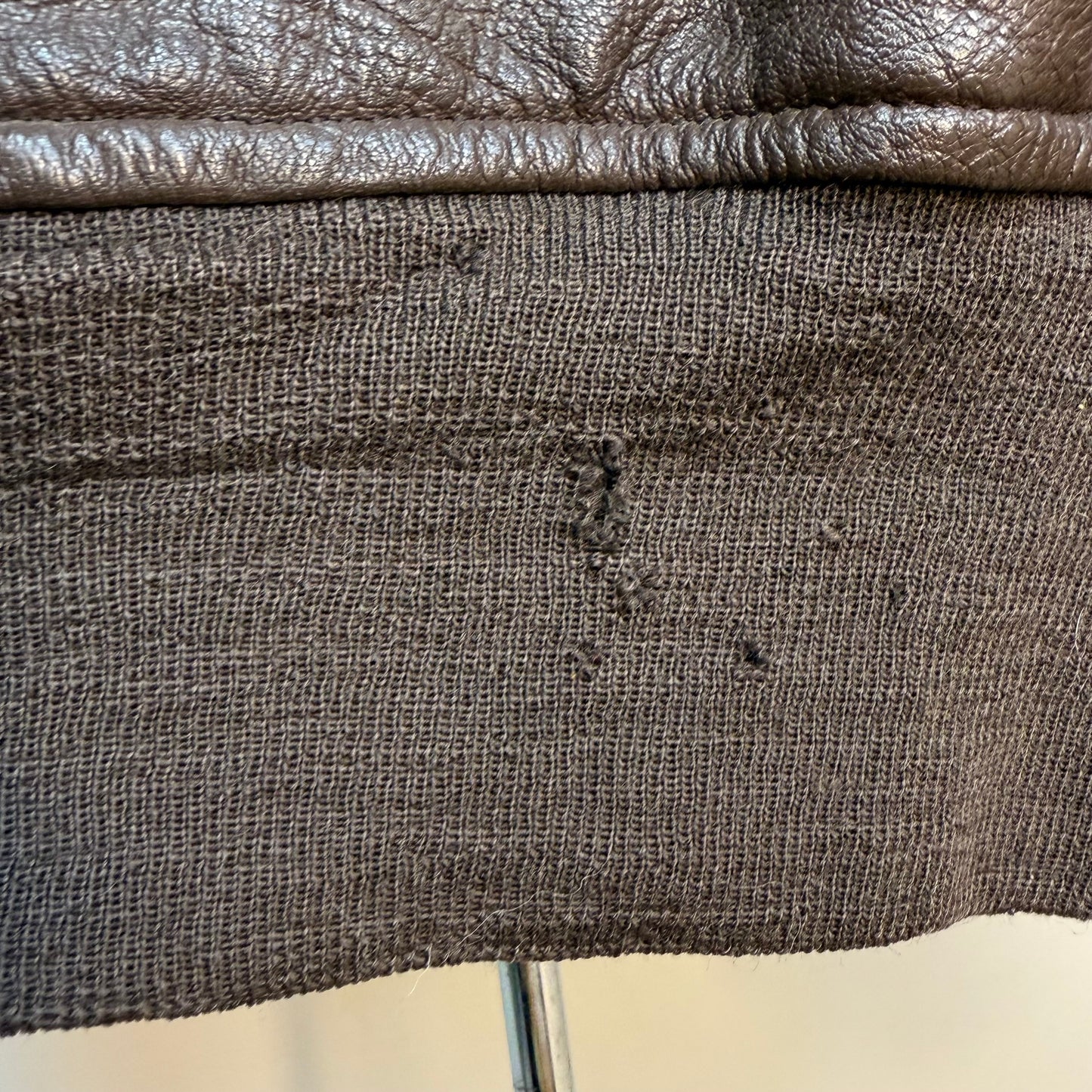 1970s USN Type G-1 Bomber Jacket, Flyers Intermediate, 1972 Vietnam War Era Military Flight Coat, Bill Bros Size 42