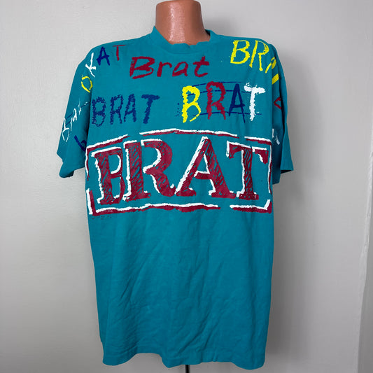 1990s Brat T-Shirt, Living in Attitudes to Fit Your Mood Size XXL