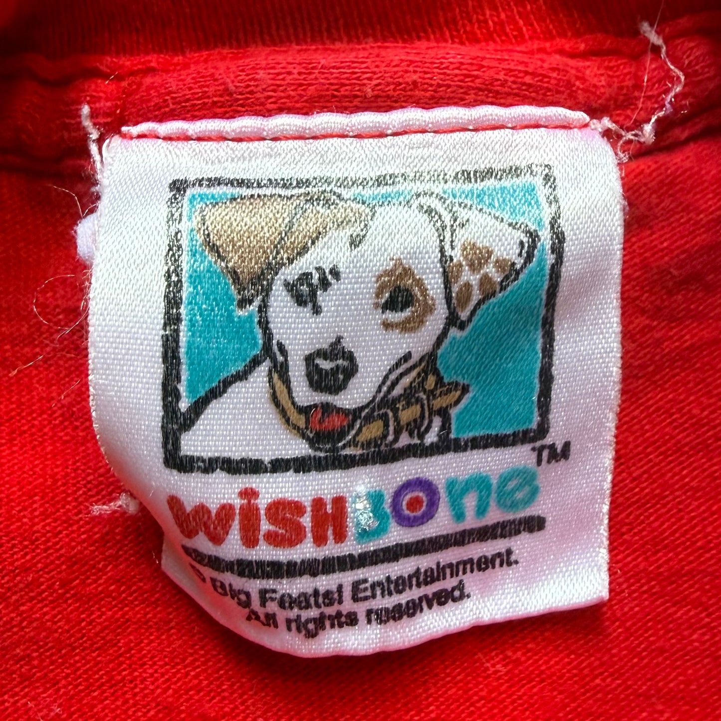 1990s Wishbone T-Shirt, Polygram Merchandising, The Dog Did My Homework, PBS, Jack Russell Terrier