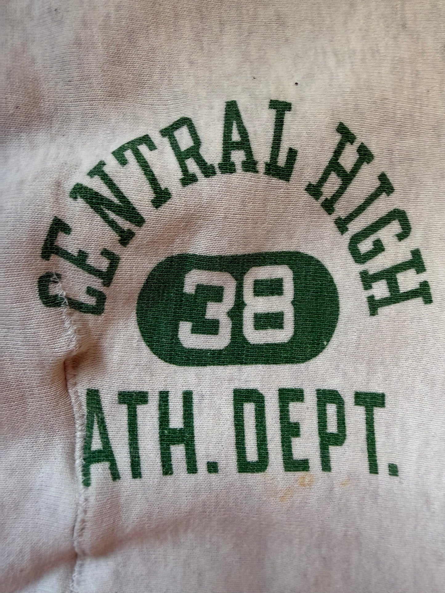 1950s Champion Reverse Weave Two Tone Expansion Gusset Sweatpants, Central High School, Champion Knitwear Co Size Medium
