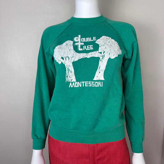 1980s Double Tree Montessori School Sweatshirt, Size Small, Memphis
