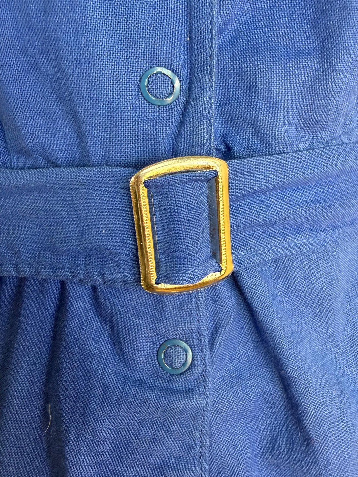 1950s Blue School Gym Uniform Romper, It’s A Moore Gym Suit Size Small
