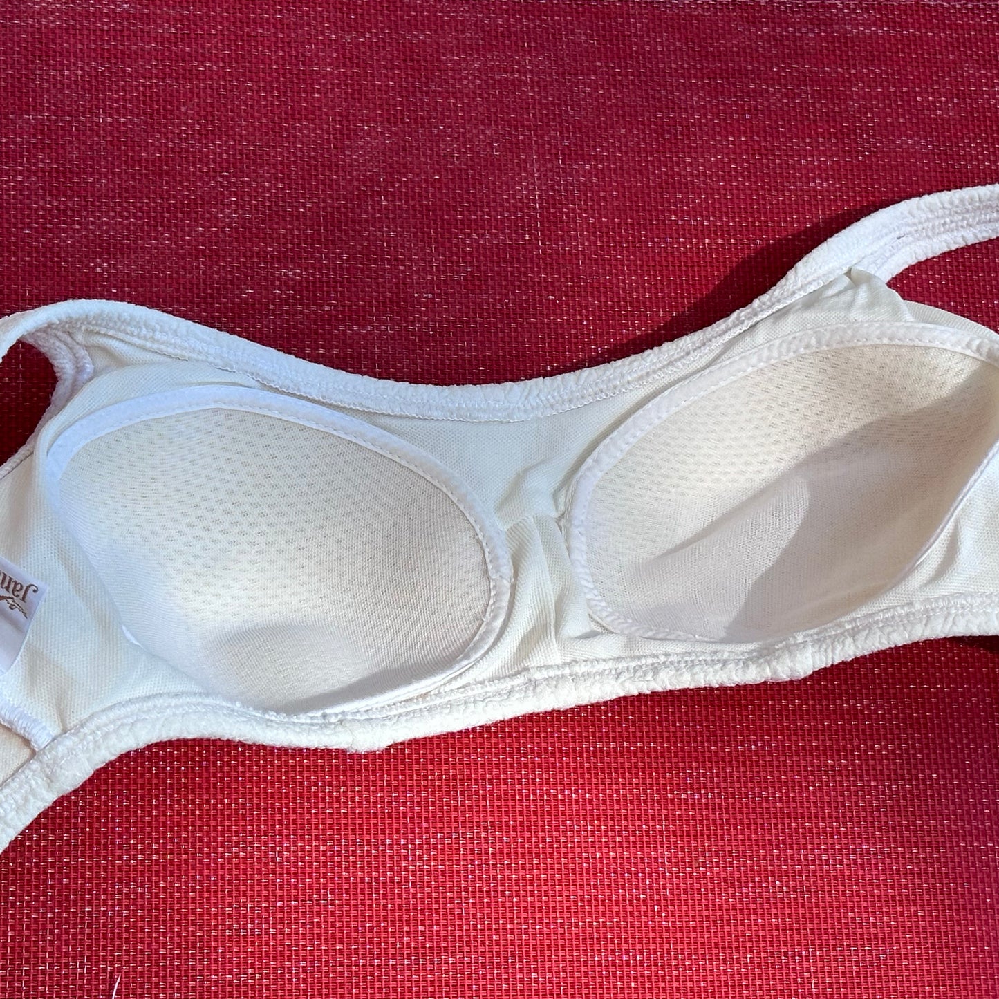 1960s White Bikini Swimsuit, Jantzen Two Piece, Size XS-Small