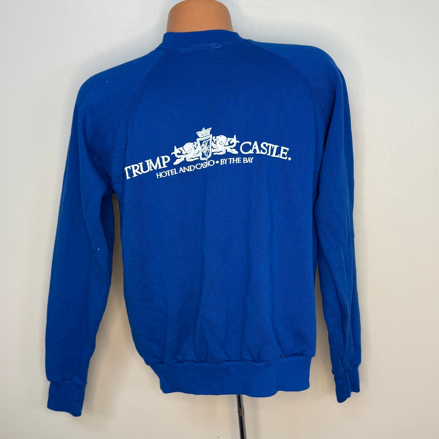 1980s Trump Castle Loves Memphis Sweatshirt, Hotel and Casino By the Bay, Velva Sheen Size XL