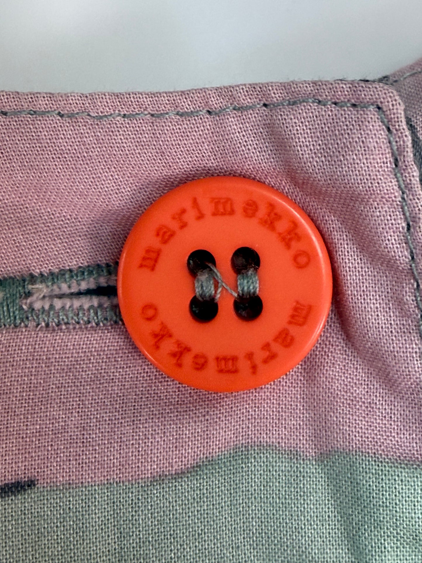 Y2K Marimekko Tent Dress, Button Front, Samu-Jussi Koski, Size XL-2XL