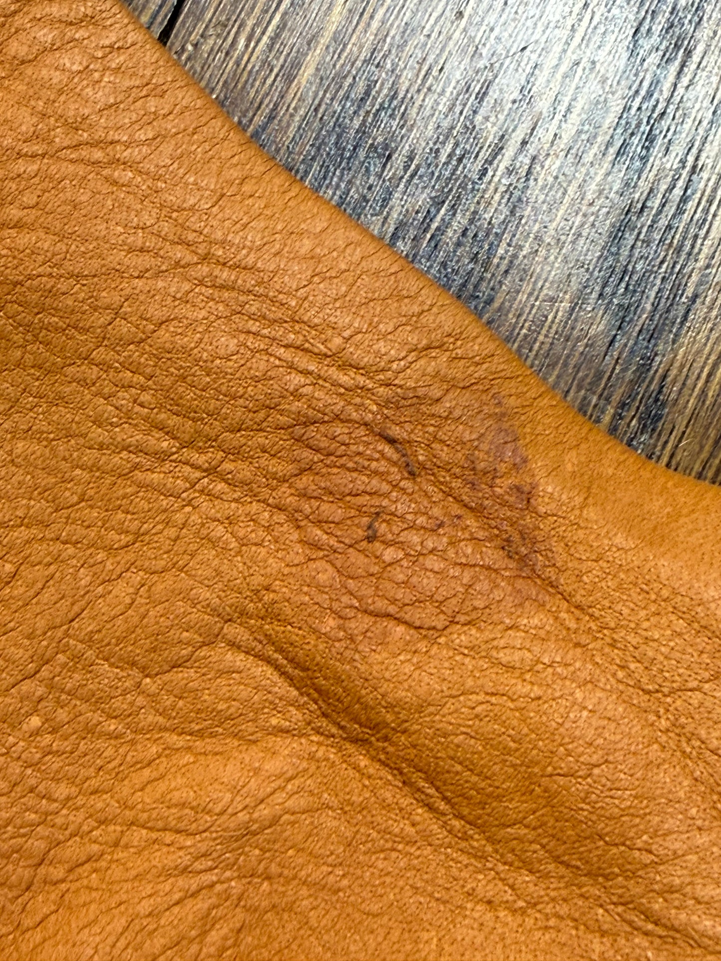 1970s Brown Leather Hide Halter Top, Cropped, Open Back, Handmade Size XS-Small