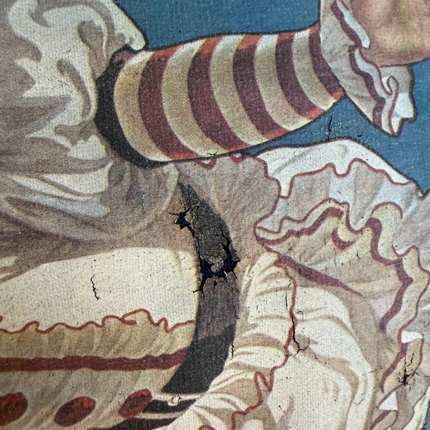 1970s Barnum and Bailey Circus Long Sleeve T-Shirt, Grubb Stuff Robert Bruce Size M/L, Clown