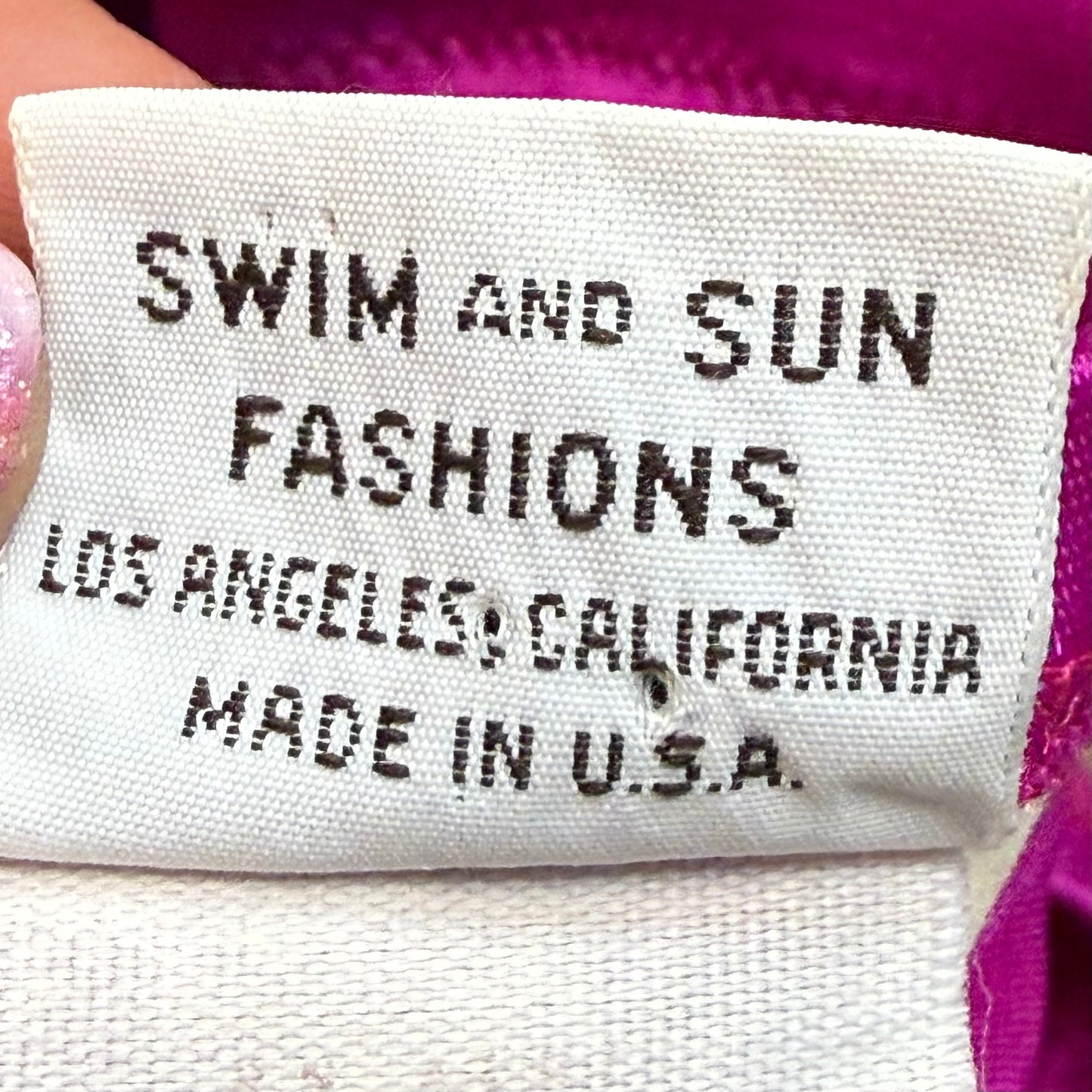 1970s/80s Pink Ruffle Bikini, De Weese Design Size XS/S