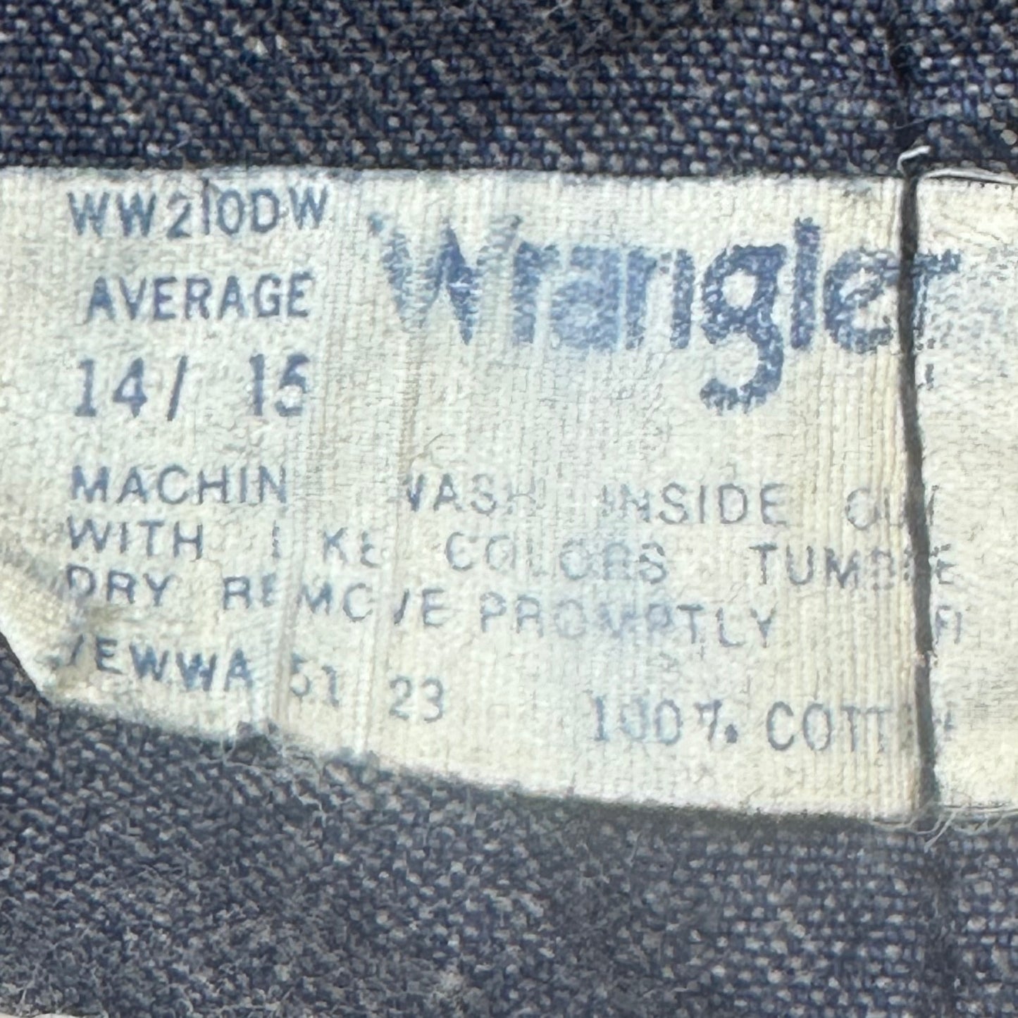 1980s Denim Midi Skirt, Wrangler Size S/M, Full, Side Zip